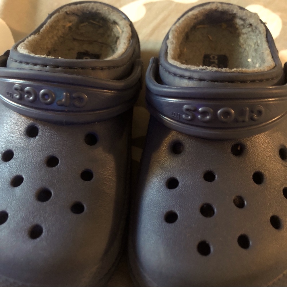 Fleece lined crocs